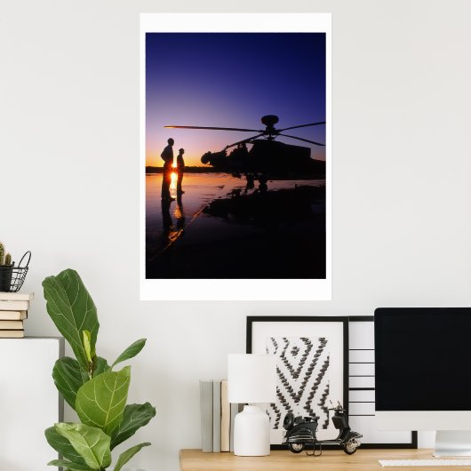 Apache Longbow Poster (Heimbüro)