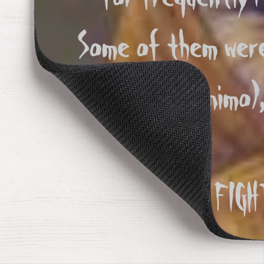 Apache-MesserFighting u. Kampf-Taktiken Mousepad (Ecke)