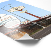 Apache Motel Sign, Tucumcari, New Mexico Fotodruck (Ecke)