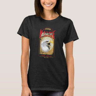 Apache Native American Adler Geist Vintage Ehre T-Shirt