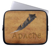 APACHE Native American Feather Laptop Sleeve (Vorderseite)