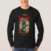 Apache Native American Indian Born Wolf Spirit Ret T-Shirt (Vorderseite)