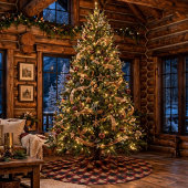 Apache Peaks Polyester Weihnachtsbaumdecke