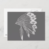 Apache Postkarte (Vorne/Hinten)