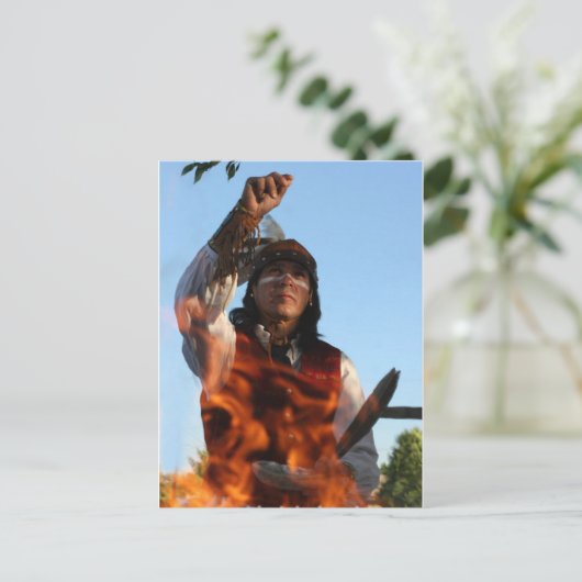 "Apache Prayer" Postkarte (Stehend Vorderseite)
