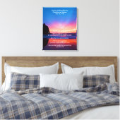 Apache Segen bei Sonnenaufgang Leinwanddruck (Insitu (Schlafzimmer))