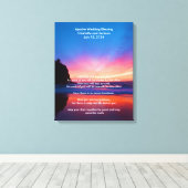 Apache Segen bei Sonnenaufgang Leinwanddruck (Insitu (Holzboden))