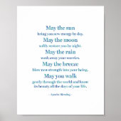 Apache Segen in der Farbe Wash Poster (Vorne)