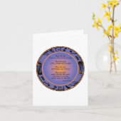 Apache-Segen notecard Karte (Gelbe Blume)