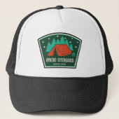 Apache-Sitgreaves National Forests Camping Truckerkappe (Vorderseite)