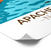 Apache Sitgreaves Nationalwald Vintag Poster (Ecke)