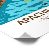 Apache Sitgreaves Nationalwald Vintag Poster (Ecke)