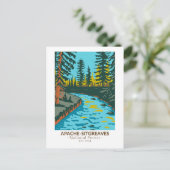 Apache Sitgreaves Nationalwald Vintag Postkarte (Stehend Vorderseite)