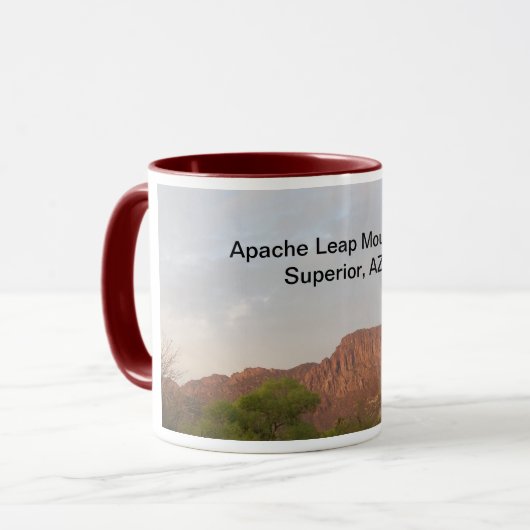 Apache-Sprungs-Berg, Vorgesetzter, AZ Tasse (Vorderseite Links)