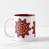 Apache-Stern-Morgen-Tasse Zweifarbige Tasse (Links)