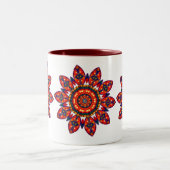 Apache-Stern-Morgen-Tasse Zweifarbige Tasse (Mittel)