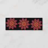 Apache-Stern-Visitenkarten Mini Visitenkarte (Rückseite)