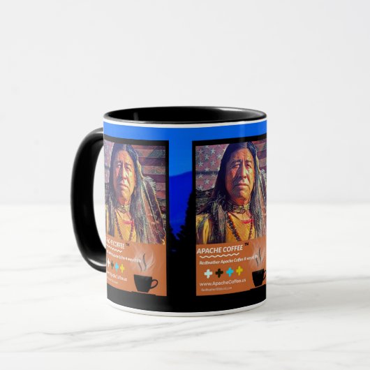 Apache-®️ 🇺 Tasse 2 (Vorderseite Links)