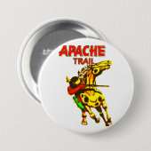 Apache Trail #1, Indianeramerikaner mit Banner Button (Vorne & Hinten)