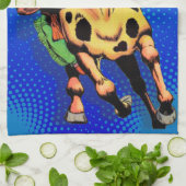 Apache Trail #1, Native American on Horseback Geschirrtuch (Gefaltet)