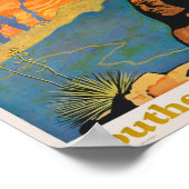 Apache Trail Vintage Reise Poster (Ecke)