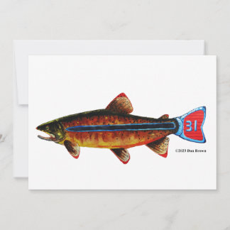 Apache Trout Dankeskarte