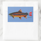 Apache Trout Tasse Rechteckiger Aufkleber (Tasche)