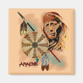 Apache Warrior Magnet (Vorne)