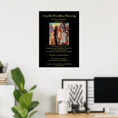 Apache Wedding Blessing Cheif beginnt neue Zeitsch Poster (Heimbüro)