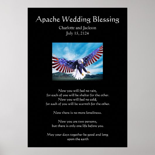 Apache Wedding Blessing Eagle 3 Poster (Vorne)