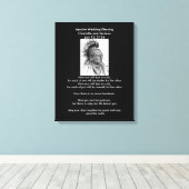 Apache Wedding Blessing Ojibwa Cheif Leinwanddruck (Insitu (Holzboden))