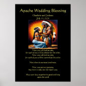 Apache Wedding Blessing Ojibwa Cheif Poster (Vorne)
