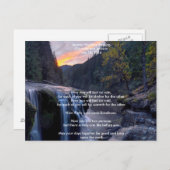 Apache Wedding Blessing River Postkarte (Vorne/Hinten)