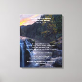 Apache Wedding Blessing River Water Falls Leinwanddruck (Vorderseite)