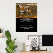 Apache Wedding Blessing Tiger Poster (Heimbüro)