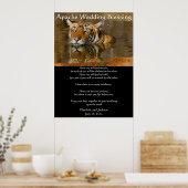 Apache Wedding Blessing Tiger Poster (Küche)
