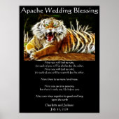 Apache Wedding Blessing Tiger Poster (Vorne)