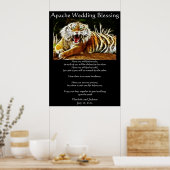 Apache Wedding Blessing Tiger Poster (Küche)