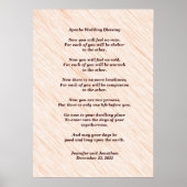 Apache Wedding Segen 20x28 Matte Poster (Vorne)