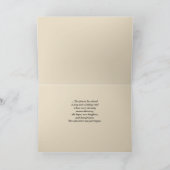 Apache Wedding Segen Acacia Tree Sunrise Card Ankündigung (Innenseite)