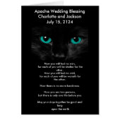 Apache Wedding Segen Black Cat (Vorne)
