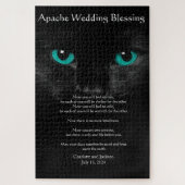 Apache Wedding Segen Black Cat Puzzle (Vertikal)