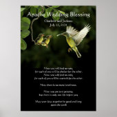 Apache Wedding Segen Hummingbird fütternd Babys Poster (Vorne)