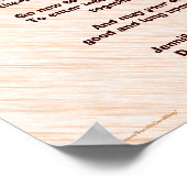 Apache Wedding Segen Poster 11" x 14" Matte (Ecke)