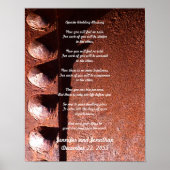 Apache Wedding Segen Rusty Metal Look Poster (Vorne)