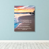 Apache Wedding Segen Sandy Beach Leinwanddruck (Insitu (Holzboden))