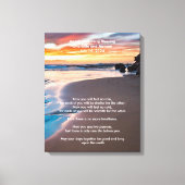 Apache Wedding Segen Sandy Beach Leinwanddruck (Vorderseite)