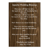 Apache Wedding Segen Weißholzkörner (Vorne)