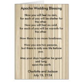 Apache Wedding Segen Weißholzkörner (Vorne)