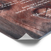 Apache Wedding Seging Rustic Red Barn, Name Poster (Ecke)